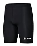 JAKO Unterziehhose Tight Basic 2.0 Schwarz L - Elastische Fahrradhose aus Polyester, Radlerhose mit elastischem Bund, Schnell trocknende Thermohose