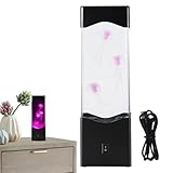 Tischlampen für Schlafzimmer, Qualle Night Light - Gefälschte Qualle Tank LED Lampe - Neuheit Home Dekoration, farbenfrohe Schlafzimmer Umgebungsbeleuchtung für Erwachsene Kinder
