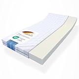 MSS e.K. orthopädischer Kaltschaum-Matratzentopper 200 x 200 cm - 10 cm Dicke Matratzenauflage | Matratzenschoner | Designed und produziert in Deutschland | Oeko-TEX zertifiziertTEX Zertifiziert
