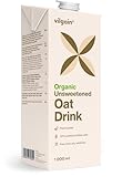 Vilgain Haferdrink BIO – Pflanzliches Getränk aus 13% italienischem Bio-Hafer, ohne Zusatzstoffe, vegan, laktosefrei, ideal für Cappuccino, Smoothies & Backen, 1000ml