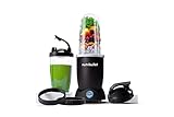 nutribullet Pro Pulse 1200, Elektrischer Mixer, Smoothie Maker, Multifunktionaler Mixer und Blender, 1200 Watt Leistung, NB120MB, Schwarz