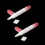 Nagellack-Korrekturstift mit 3 austauschbaren Spitzen, Maniküre-Werkzeug für schnelle Nagelkunst-Fehler, 2 Stück