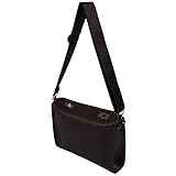 Guvkeug Herren Leder Messenger Aktentasche Laptop Schultertasche Business Handtasche, braun, One Size