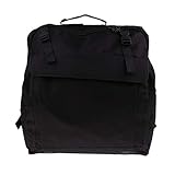 Leeadwaey Akkordeon-Tasche Rucksack 96 Bass, Dicke Poly-Polsterung, Verstellbare Schultergurte, Mit Taschen, Unisex, Schwarz, Weich