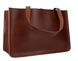 Gusti Shopper Leder - Agatha Damen Handtasche Ledertasche Shopper Umhängetasche Leder Braun