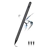 Stylus Stift für Touch Screens POM Feder Magnetic Tablet Stift Type-C Tablet Stylus Pen Kompatibel mit Pad/Pad Pro/Samsung und Anderen iOS/Android Smartphone und Tablet Geräten (Schwarz)