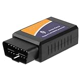 OBD2 Bluetooth Adapter (V1.5) + 4-Pin für Auto Diagnosegerät OBD Adapter für Alle OBDII Protokoll Fahrzeuge - Upgraded V1.5 OBD2 Diagnosekabel – Komplettes Diagnose-Set für Autos und Motorräder
