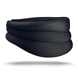 LEWBDF Snooze - Schlafhilfe Nackenstütze Snooze Nackenstütze Neck Support Schnarchen Halskrause Gegen Schnarchen Snooze Schlafhilfe Nackenstütze Neuleben Nackenstütze Gegen Schnarchen (Schwarz) (A)