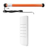 3T-MOTORS Funk-Markisenmotor 3T45-50RX, für Gelenkmarkisen bis 8 m Ausladung, 100 kg Zugkraft, 50 Nm Drehmoment – inkl. Funk-Handsender, Adaptersatz 78 mm und Montagezubehör