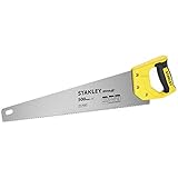 Stanley Handsäge Sharpcut (20'/500 mm, Fuchsschwanz mit 7 Zähne/Inch für grobe Arbeiten, doppelt geschliffene, induktionsgehärtete Verzahnung) STHT20367-1