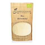 Bio Hirsemehl 1 kg glutenfreis Mehl für Brot hell