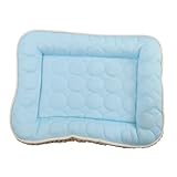 FRCOLOR Kühlmatte für Hunde und Katzen aus Ice Silk Atmungsaktives Sommerbett für Welpen und Katzen Kratzfestes Leicht zu Reinigendes Haustierkissen als Hundebett Kiste Sofa oder