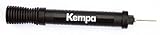 Kempa Kompakte Zwei-Wege-Ballpumpe für Handball, Fußball, Basketball etc., Luftpumpe mit Dual Action, Doppelhub-Pumpe, inkl. Ventil-Nadel, 200180001, Schwarz