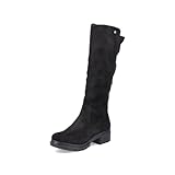 Rieker Damen Winterstiefel 76890, Frauen Stiefel,uebergangsschuhe,Winterboots,Outdoorschuhe,warm,gefüttert,Boots,schwarz (00),40 EU / 6.5 UK
