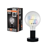 OSRAM 1906 Letter LED Tischleuchte Game Zone Schriftzug, Neon, 1,2W, E27, schwarz, kaltweiß, Textilkabel