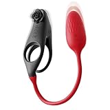 Penisring Vibrator Sex Spielzeug 2 in 1 Abnehmbar G-Punkt Penisringe Vibrator mit 10 * 10 Vibrationsmodi Prostata Stimulation Analvibratoren Penis Ring Erotik Sextoysets für Paare extrem sex
