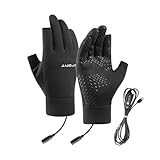 Beheizte Handschuhe, elektrische Skihandschuhe, beheizter Handschuh für Damen und Herren, elektrisch, winddicht, für Radfahren, Outdoor, Wandern, Sport, , Radfahren, tägliche Arbeit, Camping