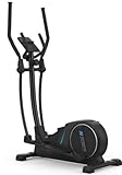 Ellipsentrainer für den Heimgebrauch, geräuscharmer Crosstrainer, Design mit Zwei Griffen, Einstellbarer magnetischer Widerstand, LCD-Display