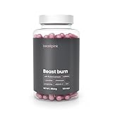 BeastPink Fatburner für Frauen mit Vitaminen & Koffein - Umfassende Ergänzung Zur Gewichtsabnahme, mit Synephrin, Grüntee-Extrakt & L-Carnitin, unterstützt Fett- & Kohlenhydratstoffwechsel, 120 Kaps