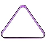 Healeved Kleiner Billardständer aus Robustem Kunststoff Dreieckiger Billardkugelhalter für Standardkugeln Billardzubehör für Spielzimmer und Billardtische