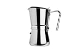 Giannini 103i Espressokocher, 6/3 cup, Induktion, silber