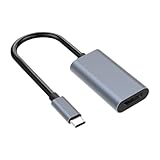 Woalopted Kabel Zu HDTV 4K30HZ Typ-C | Zu HDTV Adapterkabel,Stabil Für Video Audio Laptop Monitor Heimkino Geschäftspräsentation Unterricht Reisen