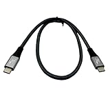 Seadream 240 W USB4-Kabel, USB C auf USB C Ladekabel, Typ C Schnellladekabel, Nylon geflochten, für Typ C Laptop, Hub, Docking, unterstützt 8K 60Hz HD Display, 40 Gbit/s Datenübertragung (0,5 m)