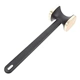 WATIIFUFU Fleischklopfer aus Edelstahl Ergonomischer Dicker Küchen Fleischhammer Vielseitiger Steak und Hähnchen Mallet zum Zartmachen von Schweinefleisch Rind und Geflügel