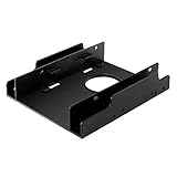 Youdefa 3,5 Bis 2,5 SSD/HDD Platten Laufwerk Schacht Adapter Halterungs Konverter, Doppel Schacht