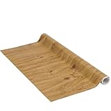 Venilia Klebefolie Perfect Fix® | Holzoptik Eiche astig Holzfolie | 45cm x 2m, Stärke 150μ | selbstklebende Möbel-Folie, Dekofolie, keine Blasen, Küchenfolie | PVC ohne Phthalate | Made in EU