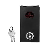 Geldkassette mit Schlüssel – 11 cm tragbarer Geld-Organizer aus Metall, Mini-Geldsafe | Persönliche Aufbewahrungsbox, Aufbewahrung Wertsachen | Robuste Eisenkonstruktion, im Taschenformat, für