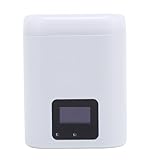 GOWENIC Kompaktkamera-Blitz Leichter Blitzschuh-Blitz TYPEC Wiederaufladbar 5600K Digitalkamera mit Eingebautem Bildschirm für Nahbereichsbeleuchtung Benötigt ABS-Material (White)