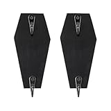 -Kleiderhaken, Schlüsselanhänger, Holzhaken, Gothic-Wandgarderobe, Schlüsselanhänger für, exquisite Dekorationen mit Haken, Gothic Home Decorations aus Holz für Hallen s