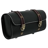 TOYANDONA Motorrad Lenkertasche PU Großes Volumen Fahrradzubehör Rahmentasche Abnehmbar für E Bike Elektroroller