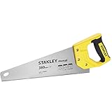 Stanley Handsäge Sharpcut (15'/380 mm, Fuchsschwanz mit 11 Zähne/Inch für feines Arbeiten, doppelt geschliffene, induktionsgehärtete Verzahnung) STHT20369-1