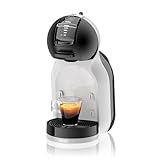 NESCAFÉ De'Longhi EDG 155.BG Dolce Gusto Mini Me Kapsel Kaffeemaschine (für heiße und kalte Getränke, 15 bar Pumpendruck, 0,8l Wassertank) black / arctic Grey