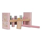 Little Dutch 7346 FSC Holz Hammerbank - Fairy Garden rosa