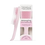 Tangle Teezer Ultimate Detangler Haarbürste, beseitigt Knoten & reduziert Bruch, Mini-Haarbürste für Reisen, kleine Hände & alle Haartypen, Millennial Pink