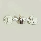 4 STK. Bunte Hornschnalle Lederharzknopf Wollmantel Trenchcoat Kinderknopf Baumwollkordel Hornschnalle-5-760-8-4Stk