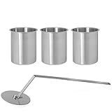 3 Edelstahl Dosen Flammen Stop NEU Brenngel Bio Ethanol