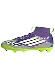 adidas Unisex Kinder F50 League Mid Firm Multi Ground Football Boots Kids Fußballschuhe, Purple Rush/Cloud White/Lucid Lemon
