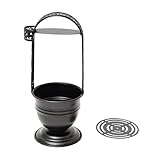 QAZWZG Holzkohlekorb Holzkohlehalter Korb Edelstahl Shisha Wasserpfeifen Shisha Carbon Korb Wasserpfeifenzubehör Für Barbecue(Small Size)