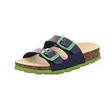 Superfit Fussbettpantoffel Pantoffeln, Blau/Grün 8210, 38 EU