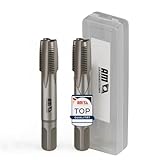 AM-Zerspanungstechnik Gewindeschneider Set M12 x 1,5 | Vorschneider + Fertigschneider | Gewindebohrer Set 2-tlg. | Handgewindebohrer (M12x1,5)