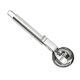 Baller Schaufel, Edelstahl Keksschaufel | Baller Schaufel für Eis & Cupcakes, Schaufel mit Griff mit ergonomischem Daumenauslöser für Hobbybäcker