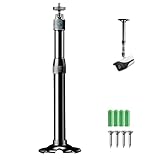 Projektorhalter, Beamerhalterung, Projektor Deckenhalterung, Universal-Projektor-Wandhalterung mit 20–40 CM, Verlängerungsstange bis 5 kg, Beamer Halterung Halter, Geeignet zur Wandmontage, Schwarz