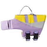 Schwimmweste Für Hunde - Hunde Schwimmweste Mit Verstellbaren Trägern,Einstellbare Schwimmweste Wasserdicht Mit Auftrieb Für Pool, Outdoor & Bootssport Bei Welpen Und Haustieren