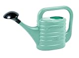 Gießkanne Gartengießkanne Blumengießkanne Zebra Bewässerung von Pflanzen Kunststoff mit Gießbrause für Haus Garten Blumen Pflege (5L Minze)