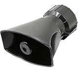 DGSYUAN Megaphon Megaphone Auto-Notfallsirene, Autoalarmhorn, Lautsprechersystem, Bullhorn-Lautsprecher, Notfallverstärker, 60 W Megaphone