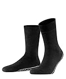 FALKE Herren Stoppersocken Homepads M Hp Wolle Baumwolle rutschhemmende Noppen 1 Paar, Schwarz Black 3000, 43/46 EU
